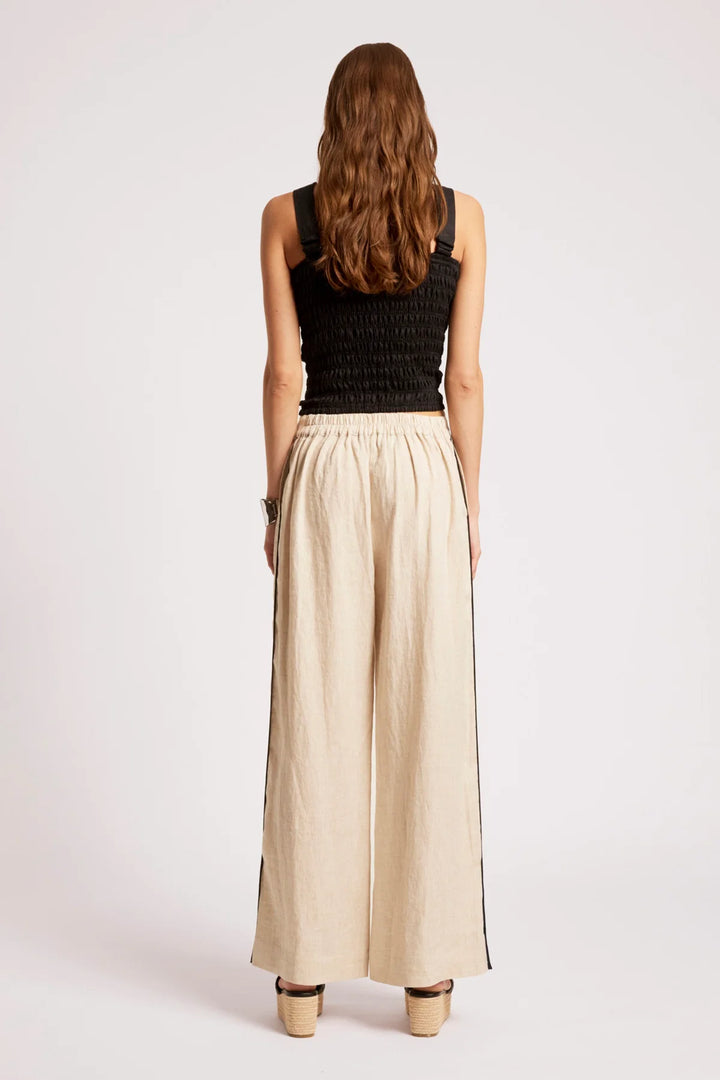 Eb + Ive Maris Splice Pant - Tusk /Black