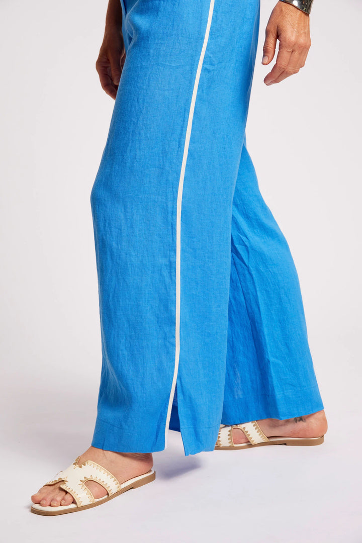Eb + Ive Maris Splice Pant - Marine / White