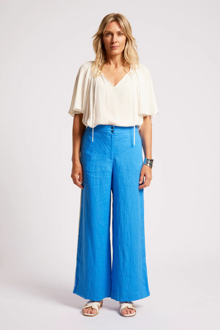 Eb + Ive Maris Splice Pant - Marine / White