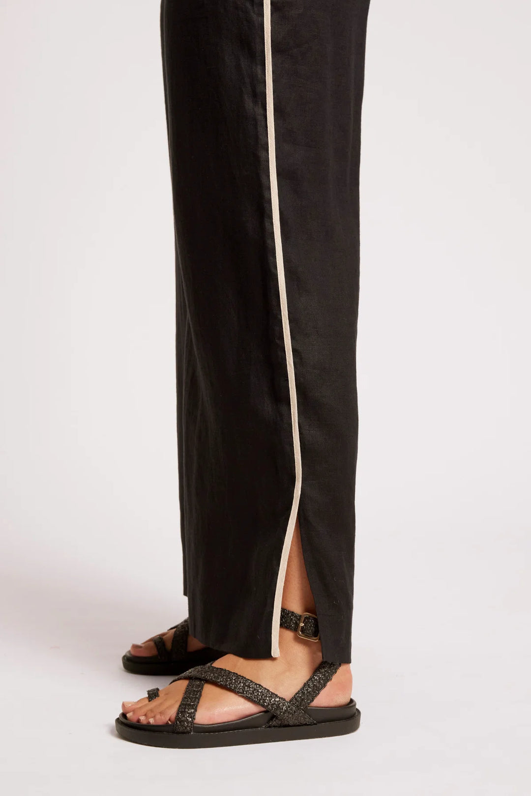 Eb + Ive Maris Splice Pant - Black/Tusk