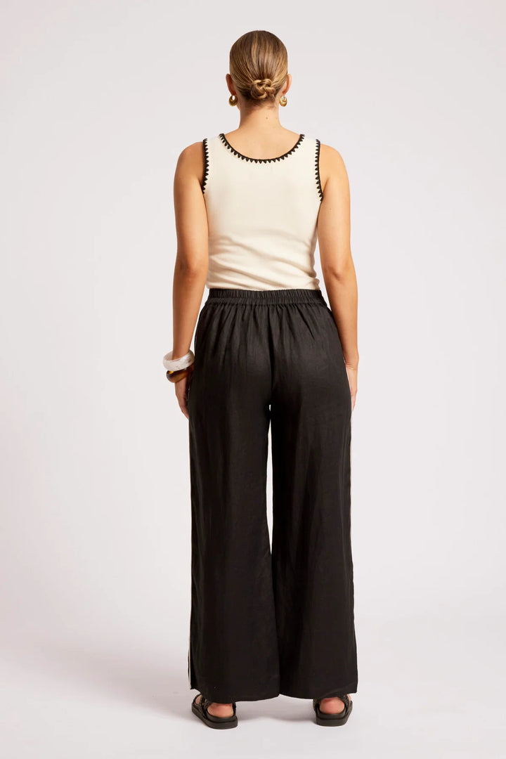 Eb + Ive Maris Splice Pant - Black/Tusk