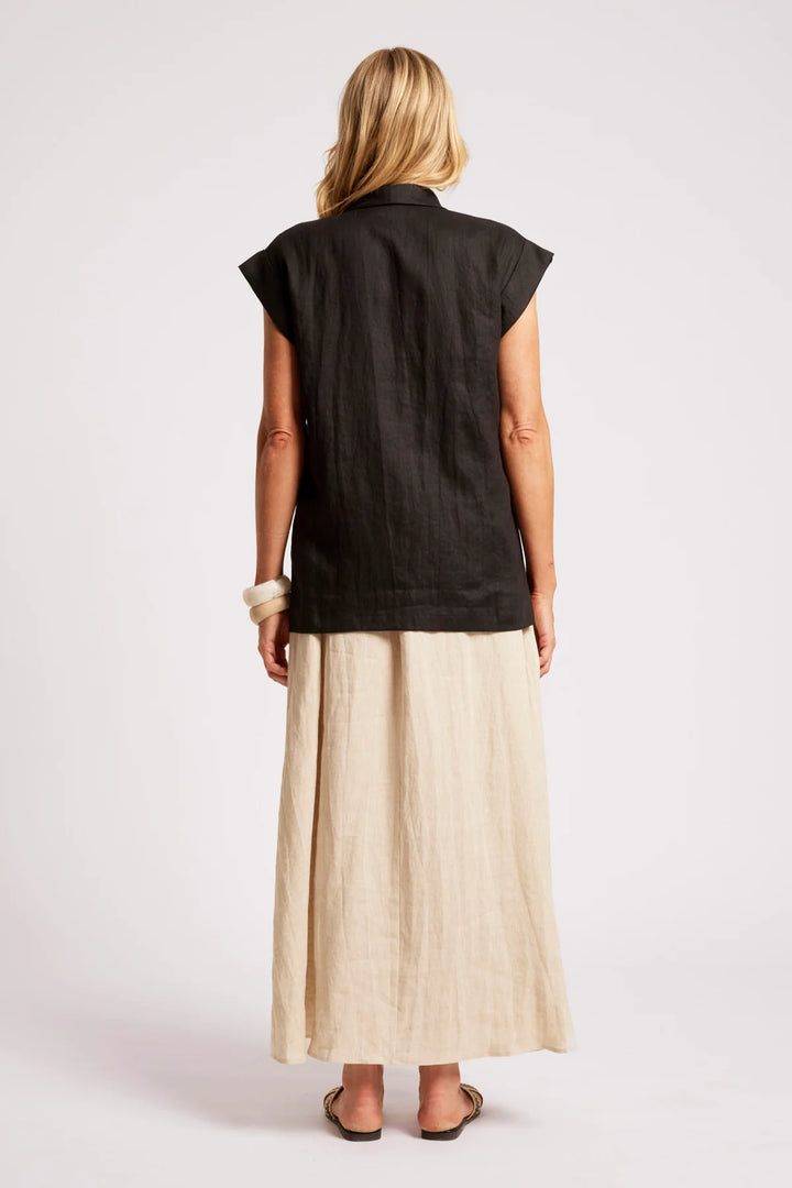 Eb + Ive Maris Blazer Vest - Black