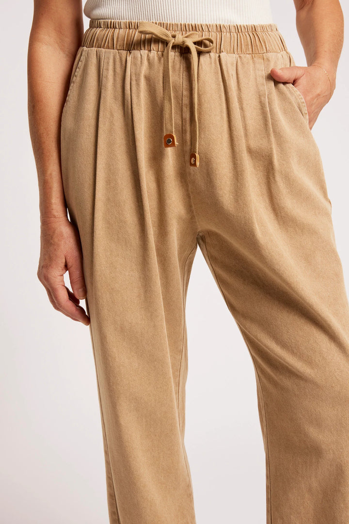 Eb + Ive Dusk Jogger Denim Pant - Dune