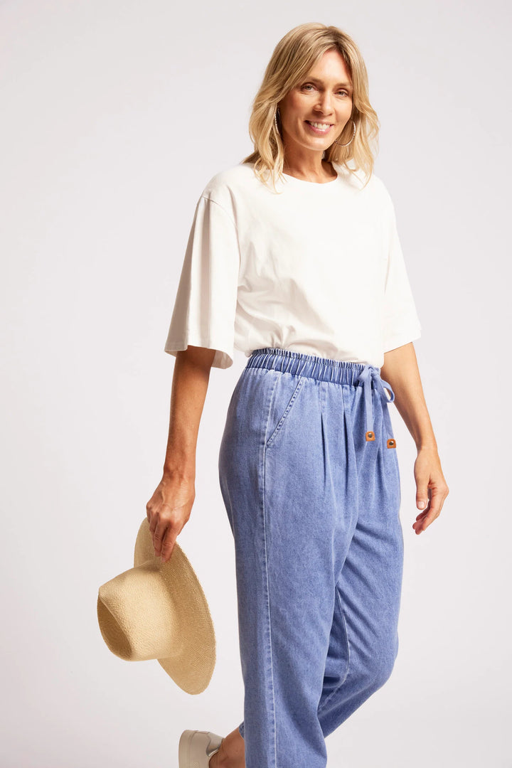 Eb + Ive Dusk Jogger Denim Pant - Denim