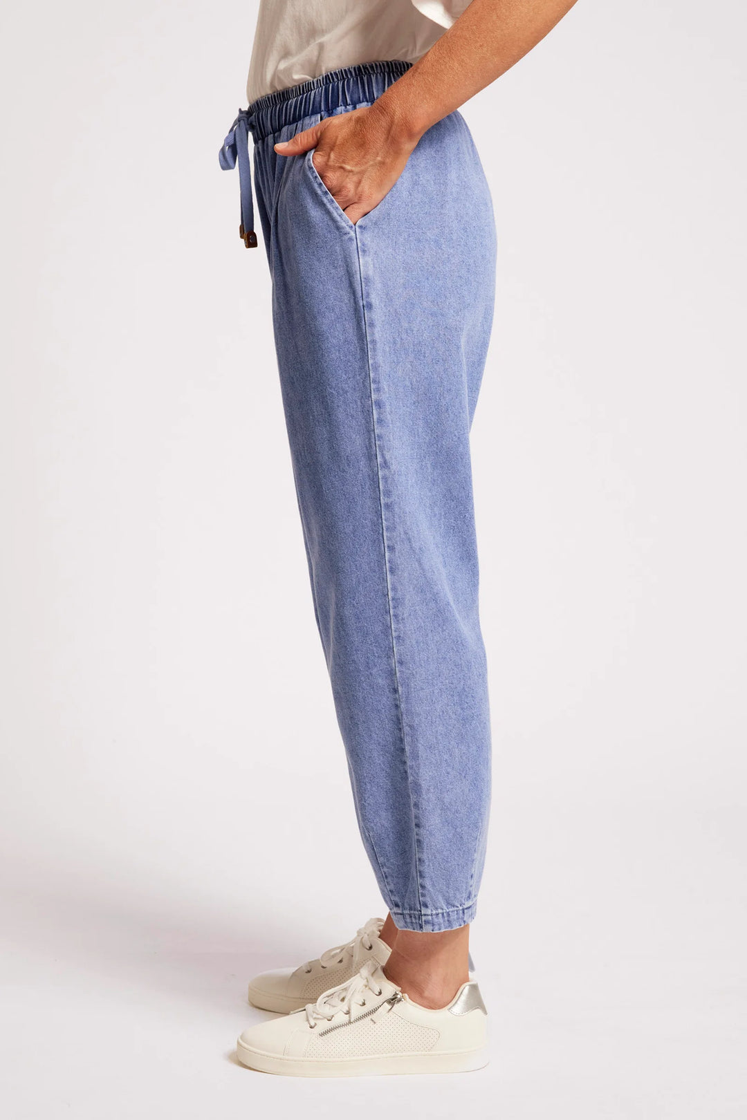 Eb + Ive Dusk Jogger Denim Pant - Denim