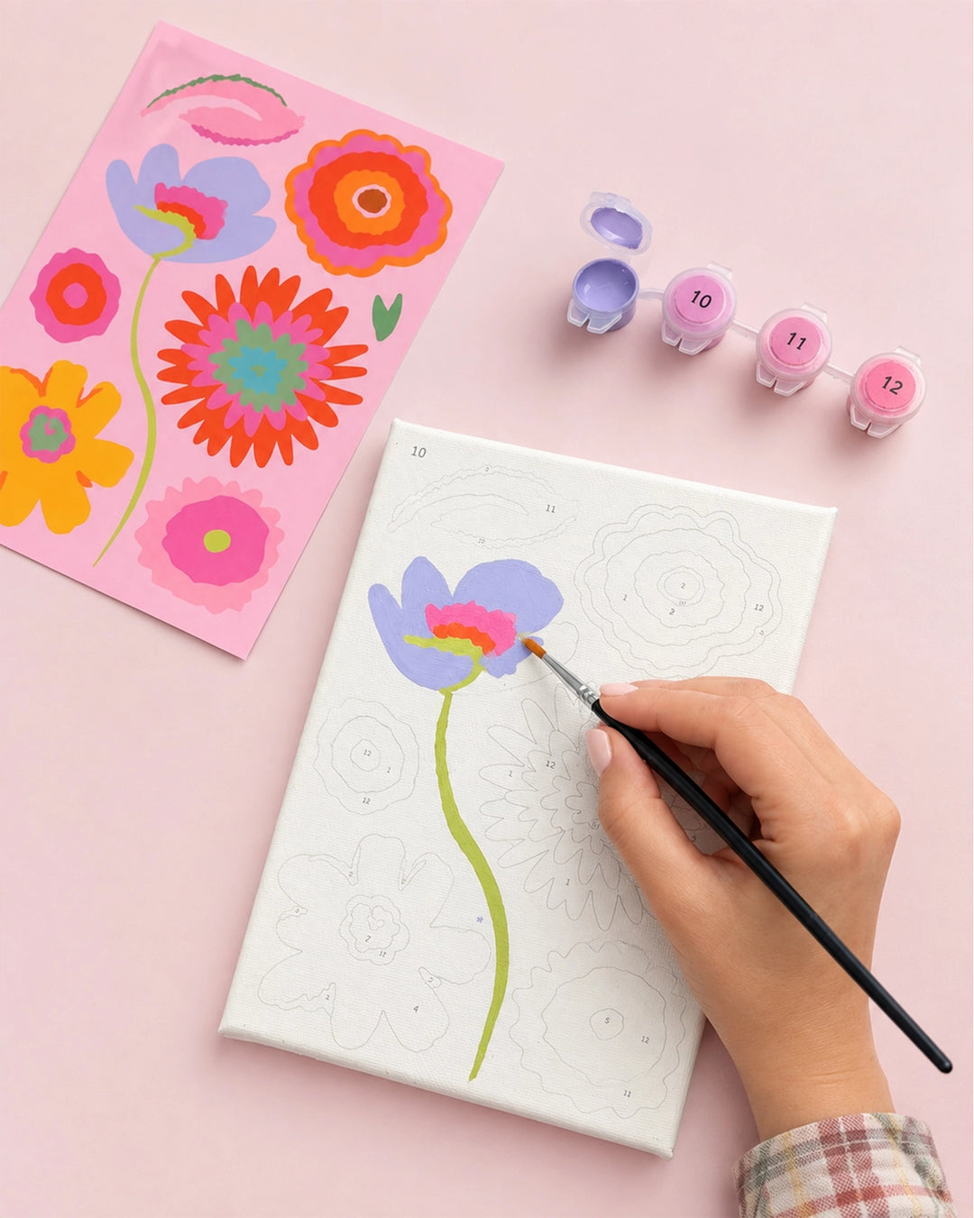 Into the Petals Paint By Numbers (Pack of 3) | Journey Of Something