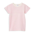 Milky pink stripe tee available from wwwthecollectivenz.com