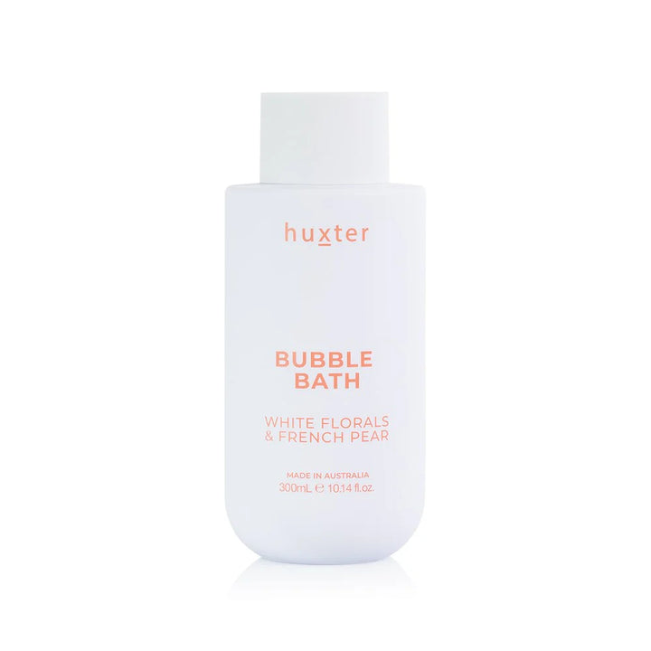 300ml Bubble Bath Boxed - White Florals & French Pear