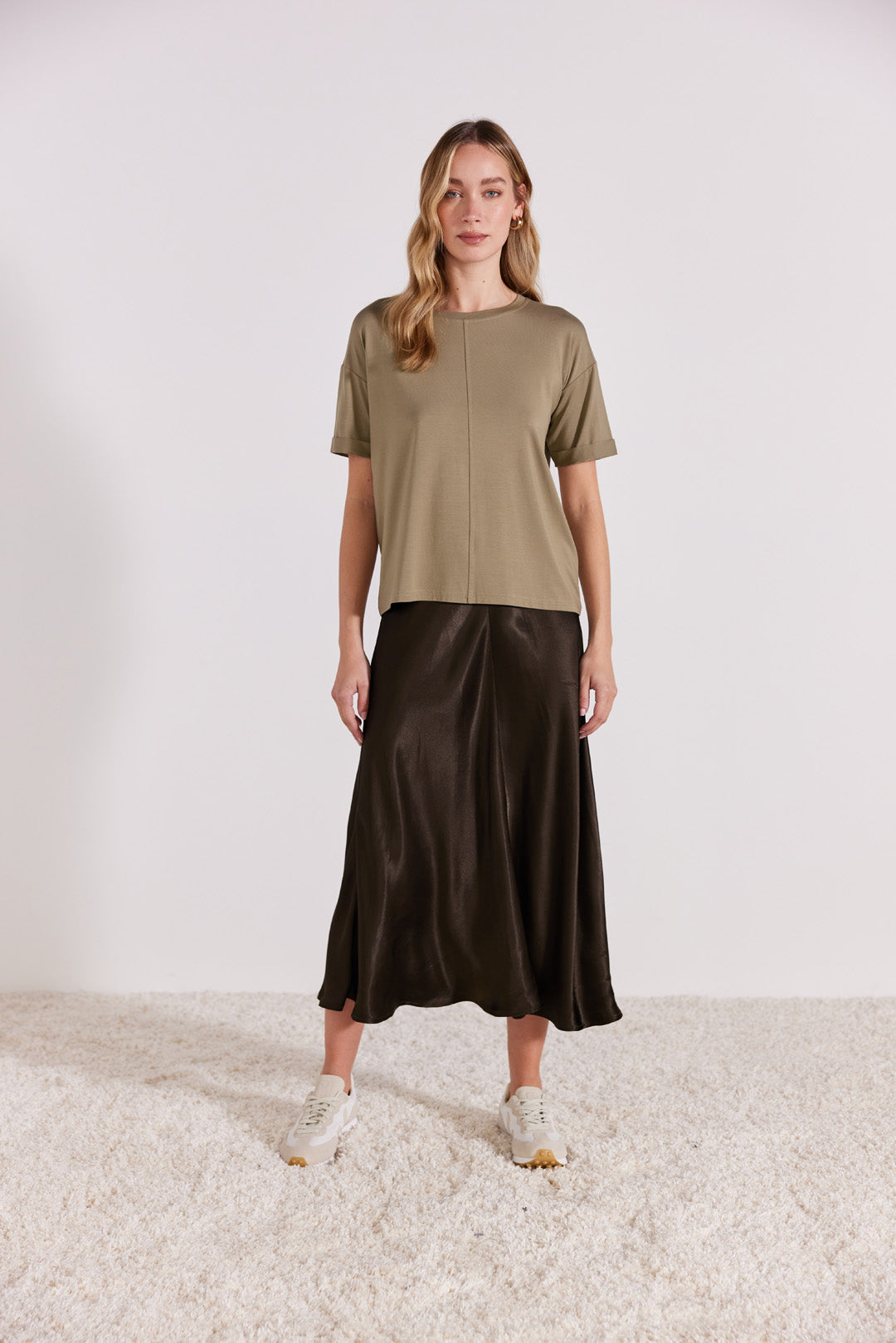 Staple the label irena midi skirt available from www.thecollectivenz.com