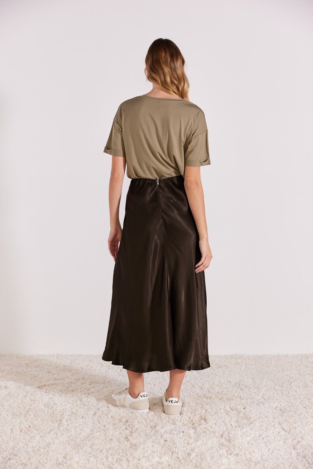 Staple the label irena midi skirt available from www.thecollectivenz.com