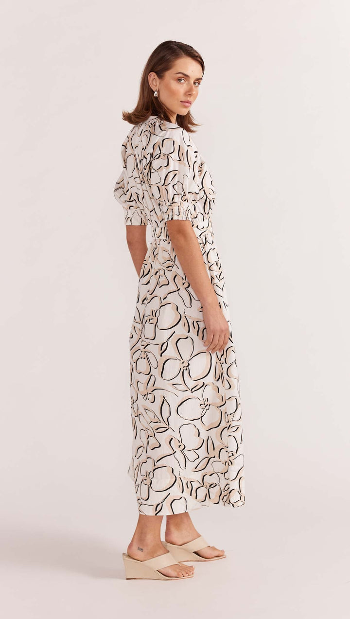 Amina midi dress available from www.thecollectivenz.com