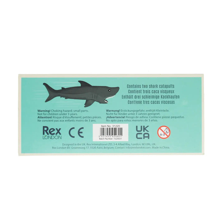 Flying Shark Finger Catapults (Box of 2)