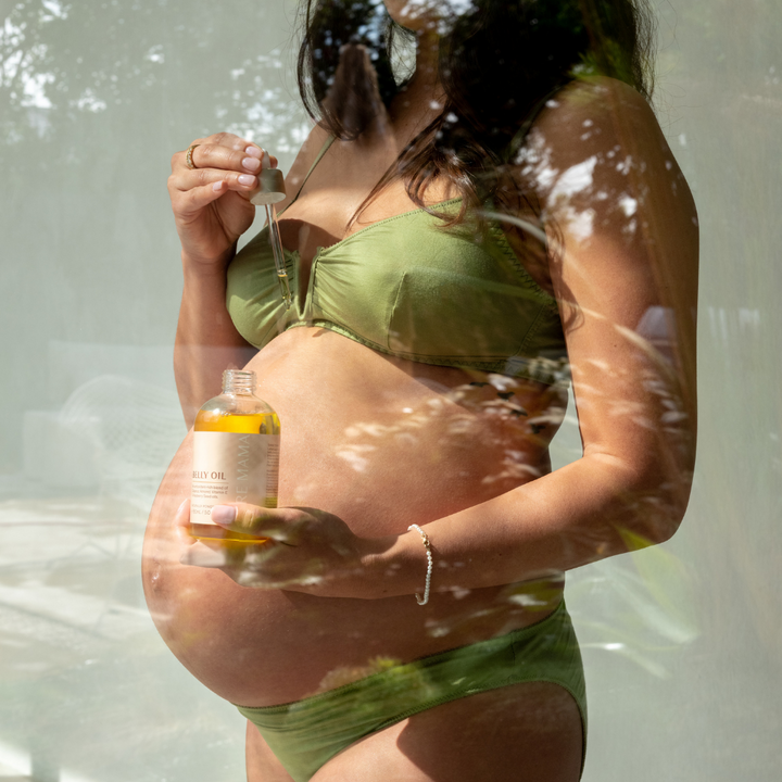Pure Mama belly oil available from www.thecollectivenz.com