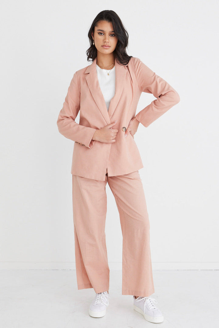 Re:Union constant linen blazer available from www.thecollectivenz.com