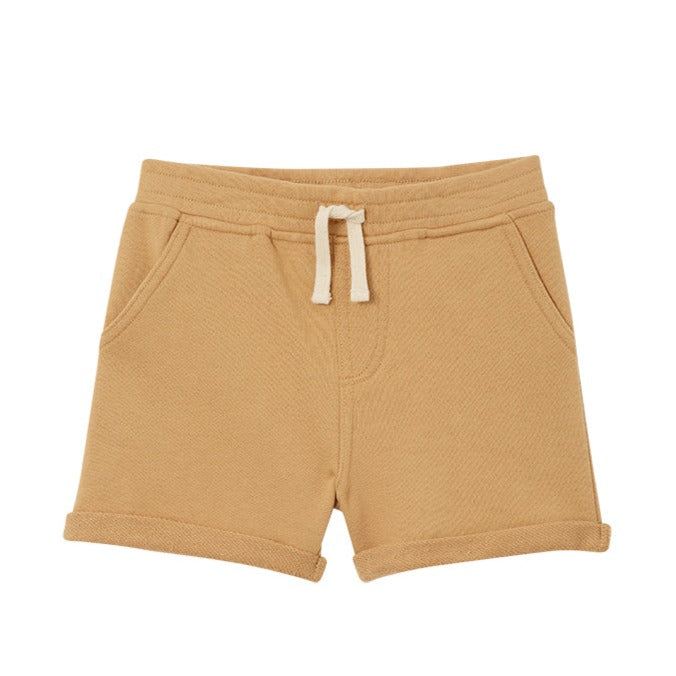 Milky sand fleece shorts available from www.thecollectivenz.com