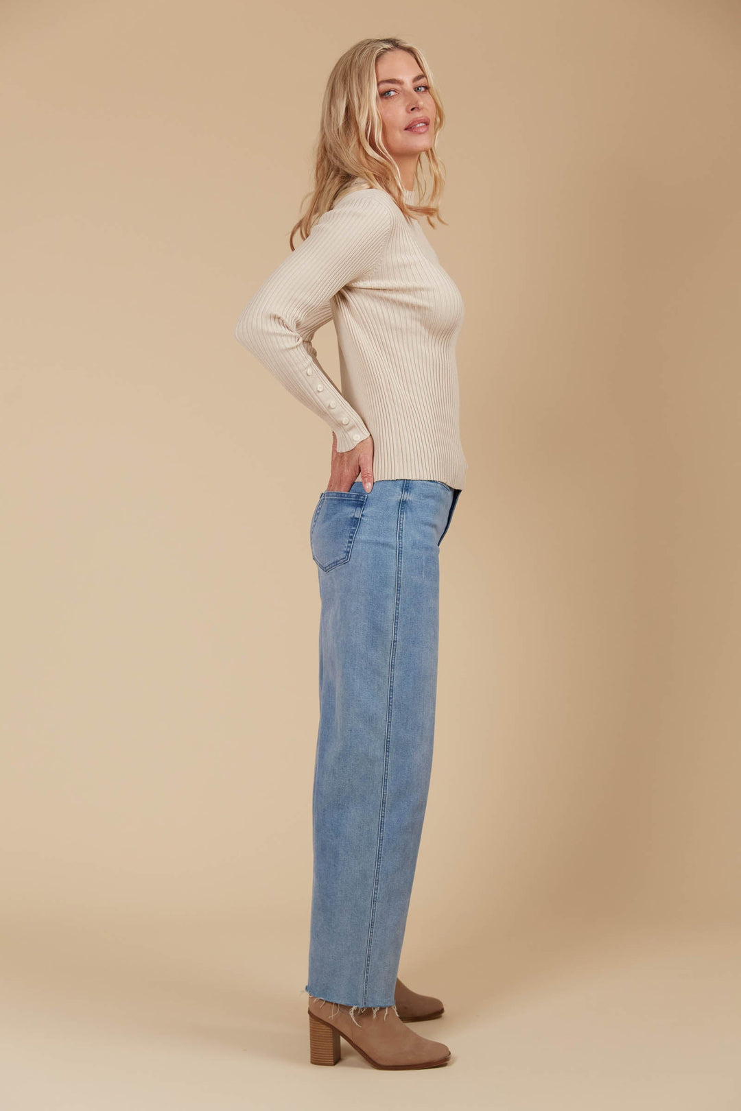 Destined to be the hardest working piece in your closet, the Juno Knit Top is set to be your go-to staple this season.  Available from www.thecollectivenz.com