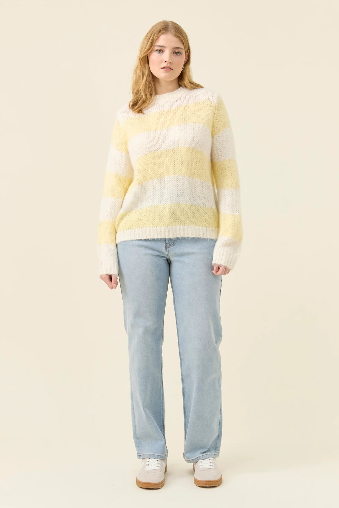 Pallas Stripe Jumper - Butter