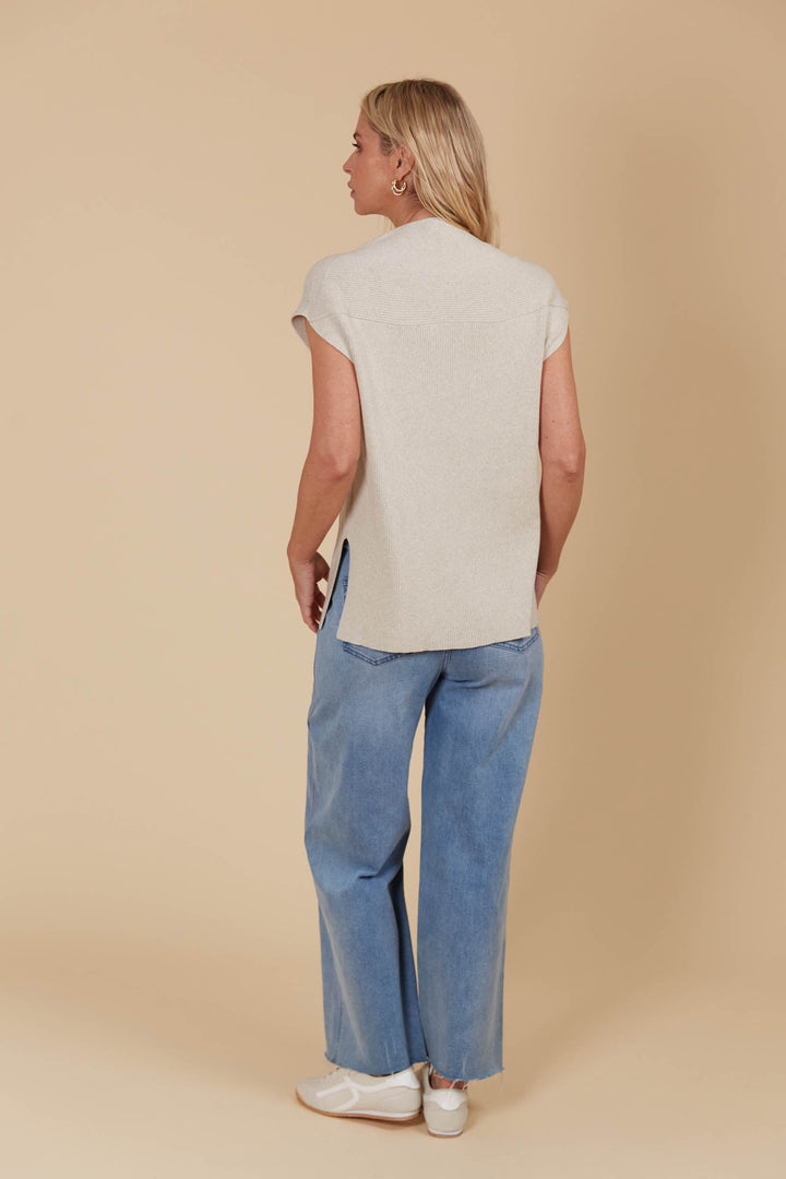 The Tala Knit Vest is designed to seamlessly take you from autumn through winter. Available from www.thecollectivenz.com