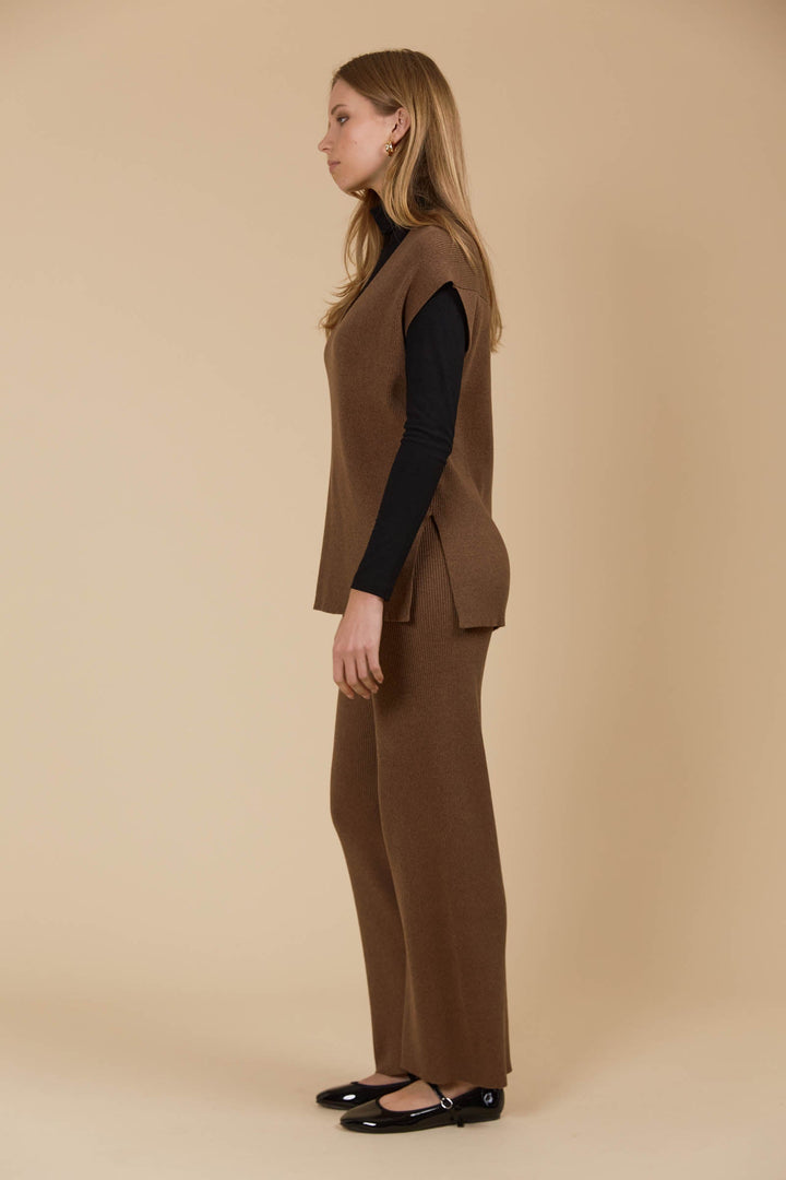 The Tala Knit Vest is designed to seamlessly take you from autumn through winter. Available from www.thecollectivenz.com