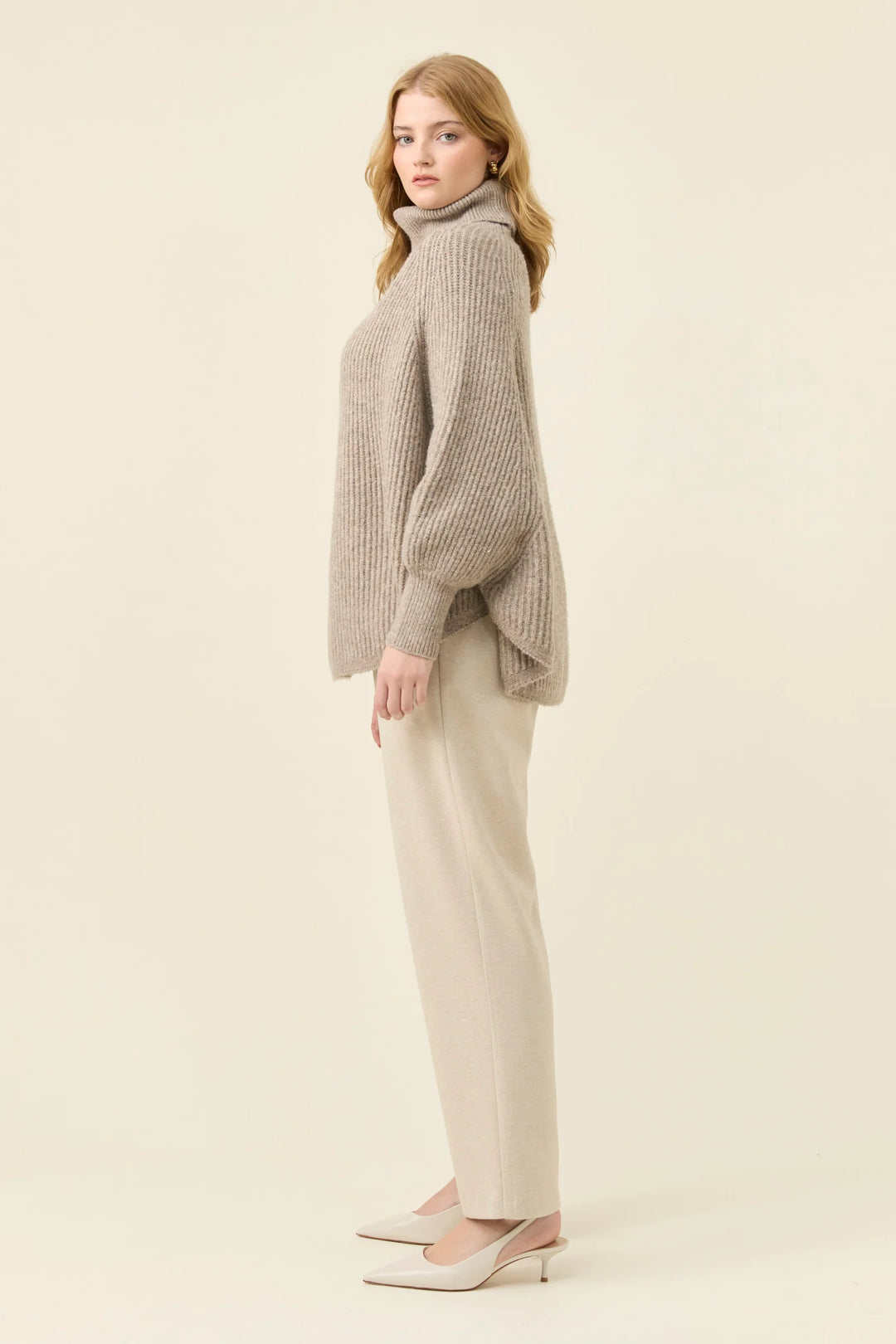 Miru Poncho ONE SIZE - Stone