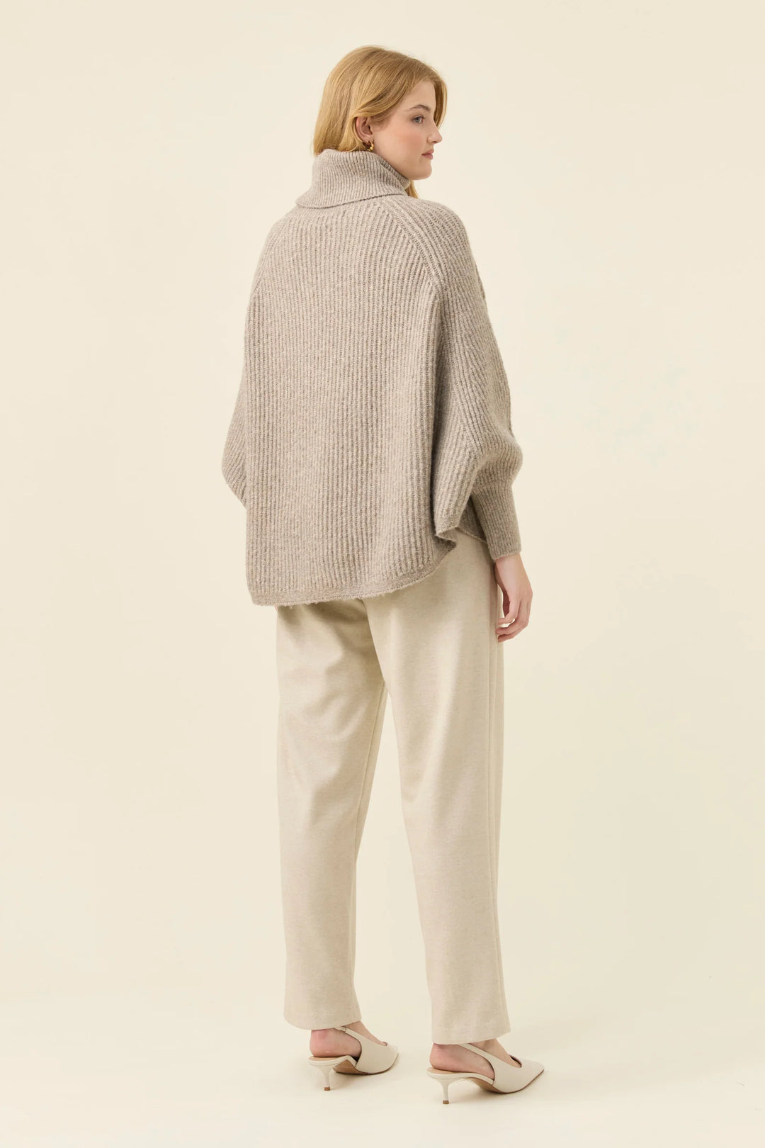 Miru Poncho ONE SIZE - Stone