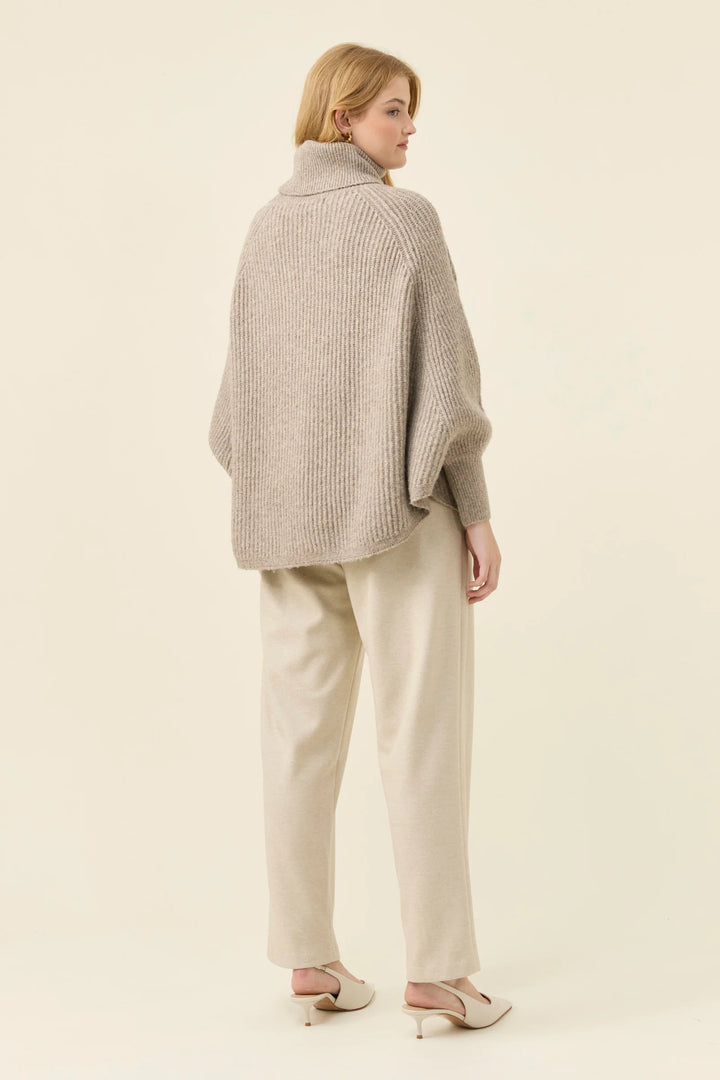 Miru Poncho ONE SIZE - Stone