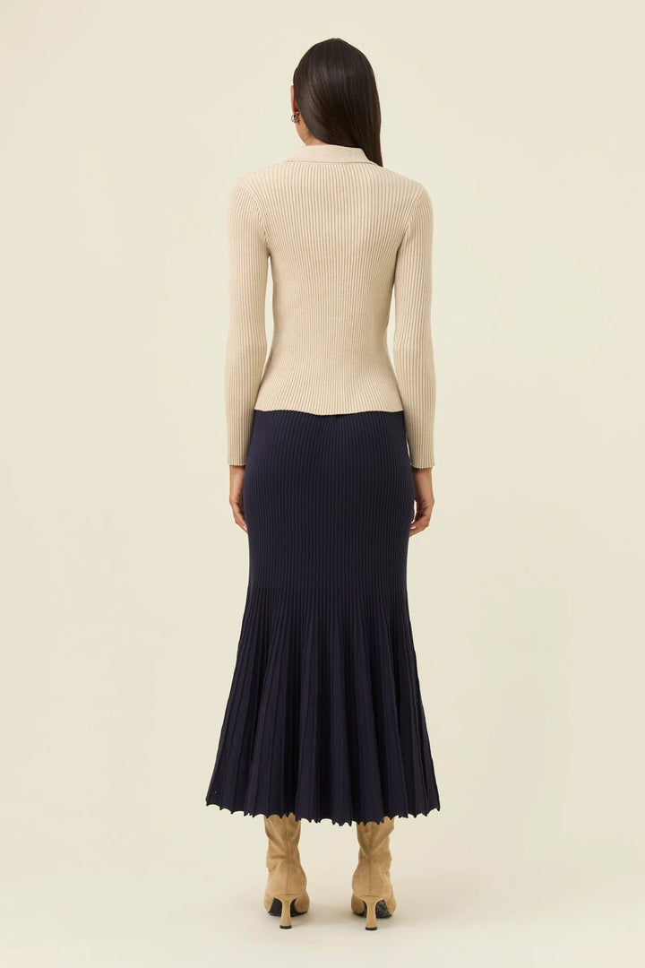 Nell Knit Top - Stone