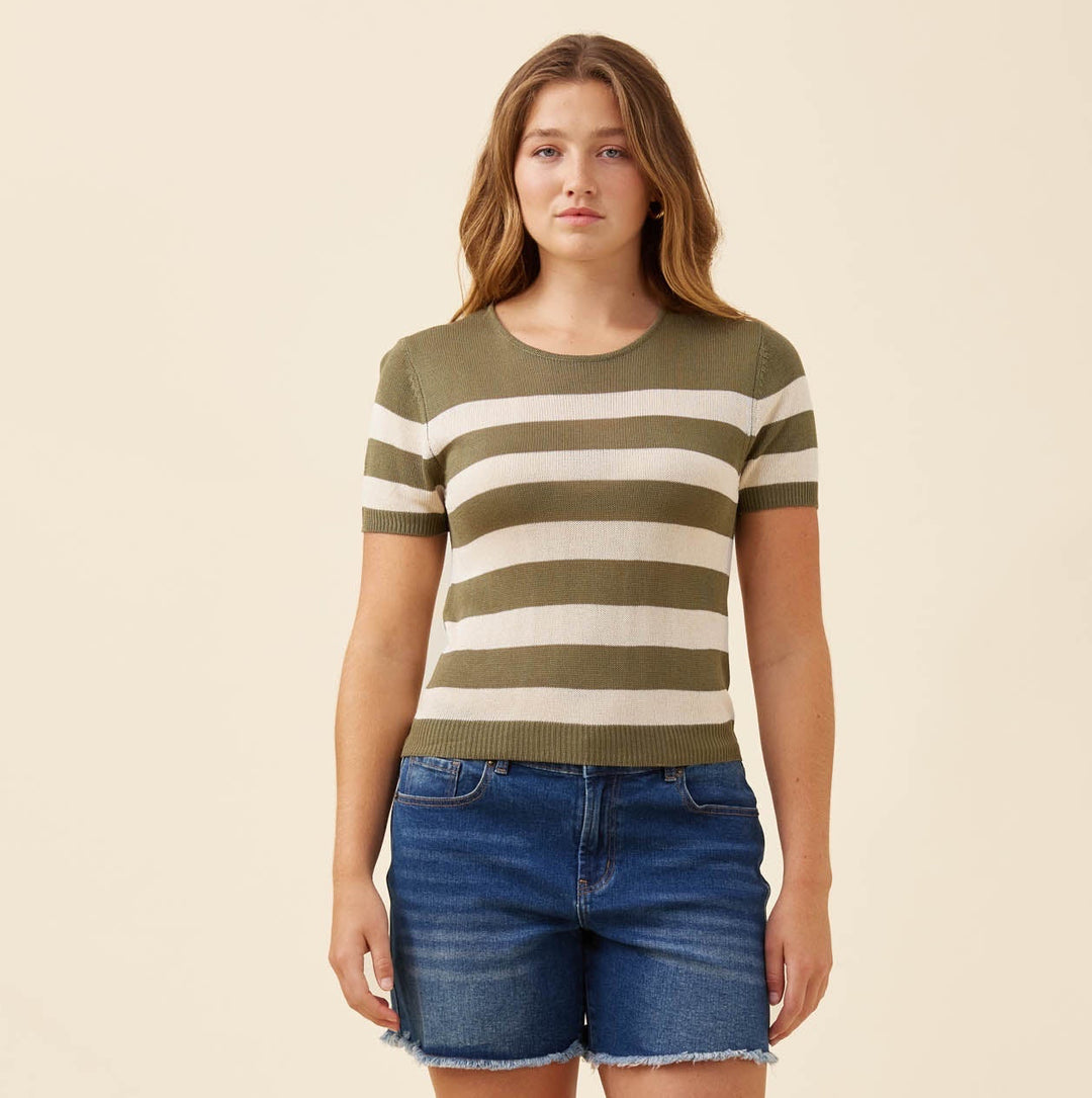 Isle Of Mine Marcella Tshirt  - Olive