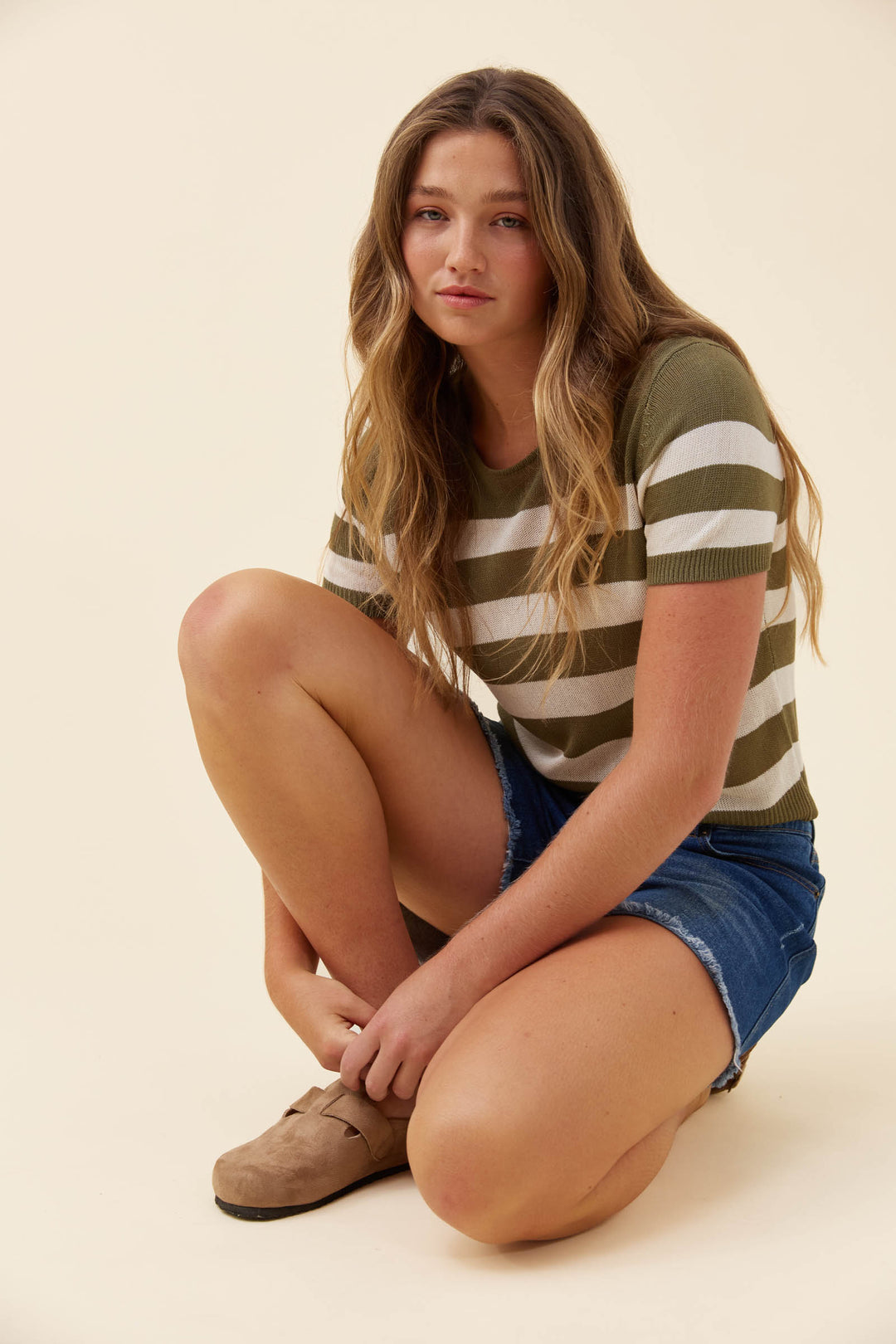 Isle Of Mine Marcella Tshirt  - Olive