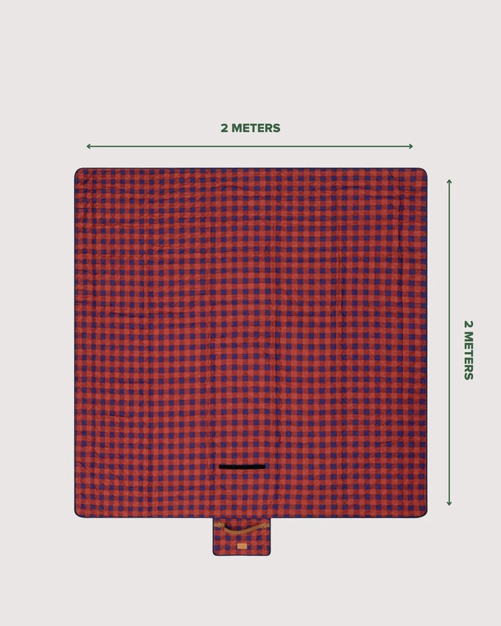 Chestnut Luxe Picnic rug | The Somewhere Co