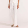 The Staple the label Eden Pants are a classic white linen blend pant that can do no wrong, available from www.thecollectivenz.com