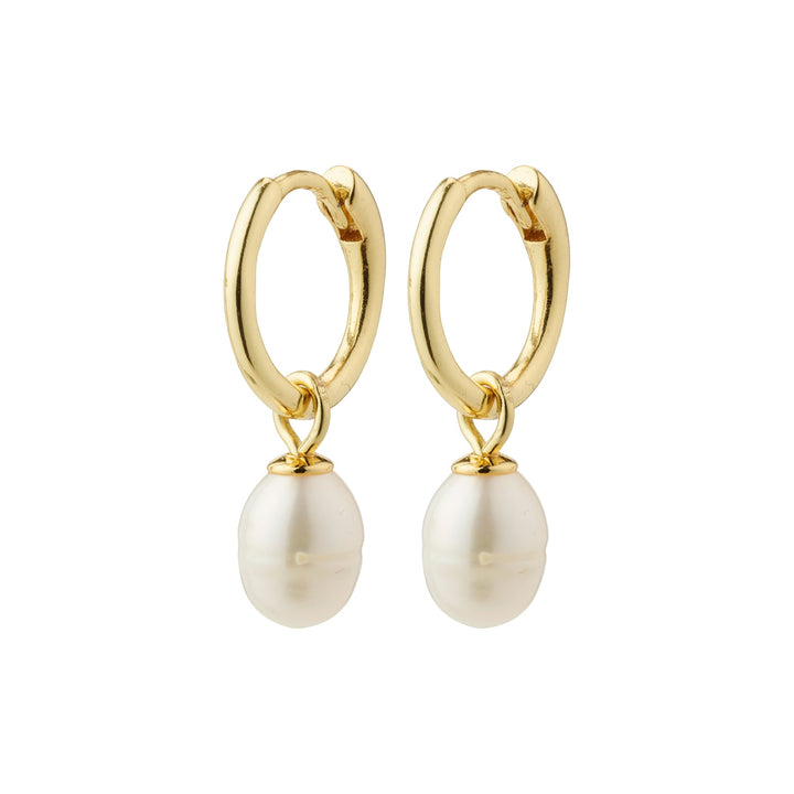 Pilgrim berthe pearl hoops available from www.thecollectivenz.com