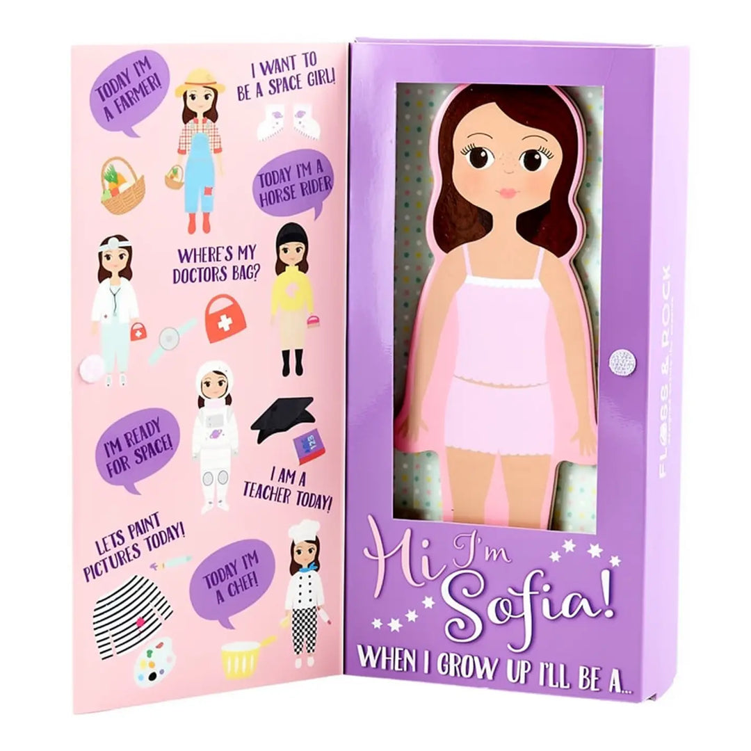 Floss & Rock | Magnetic Dress Up Doll Sophia