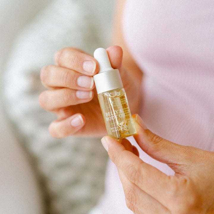 Pure Mama 10ml belly oil available from www.thecollectivenz.com