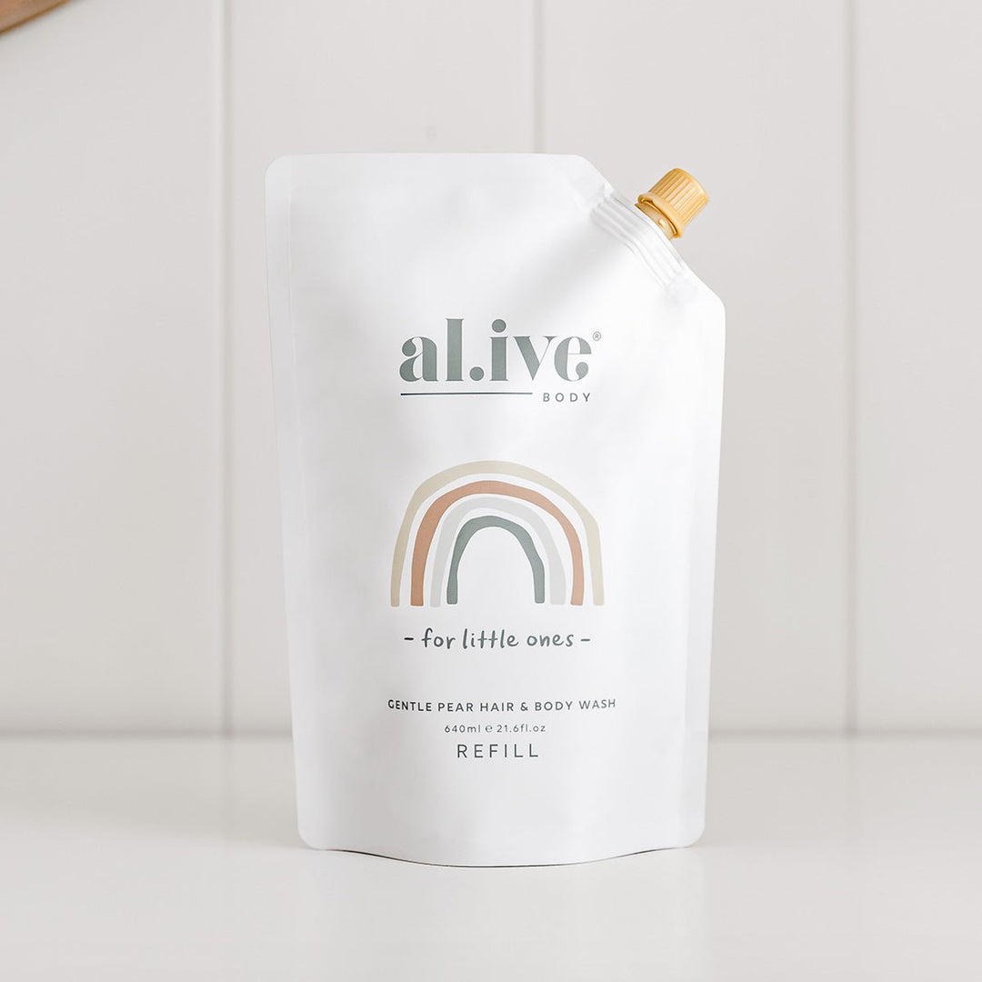 Al.ive baby hair and body baby wash available from www.thecollectivenz.com
