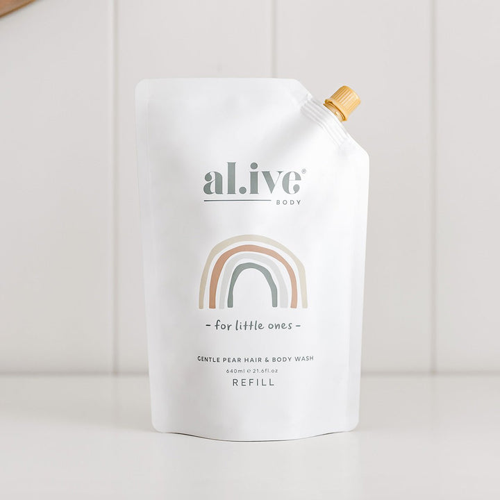 Al.ive baby hair and body baby wash available from www.thecollectivenz.com