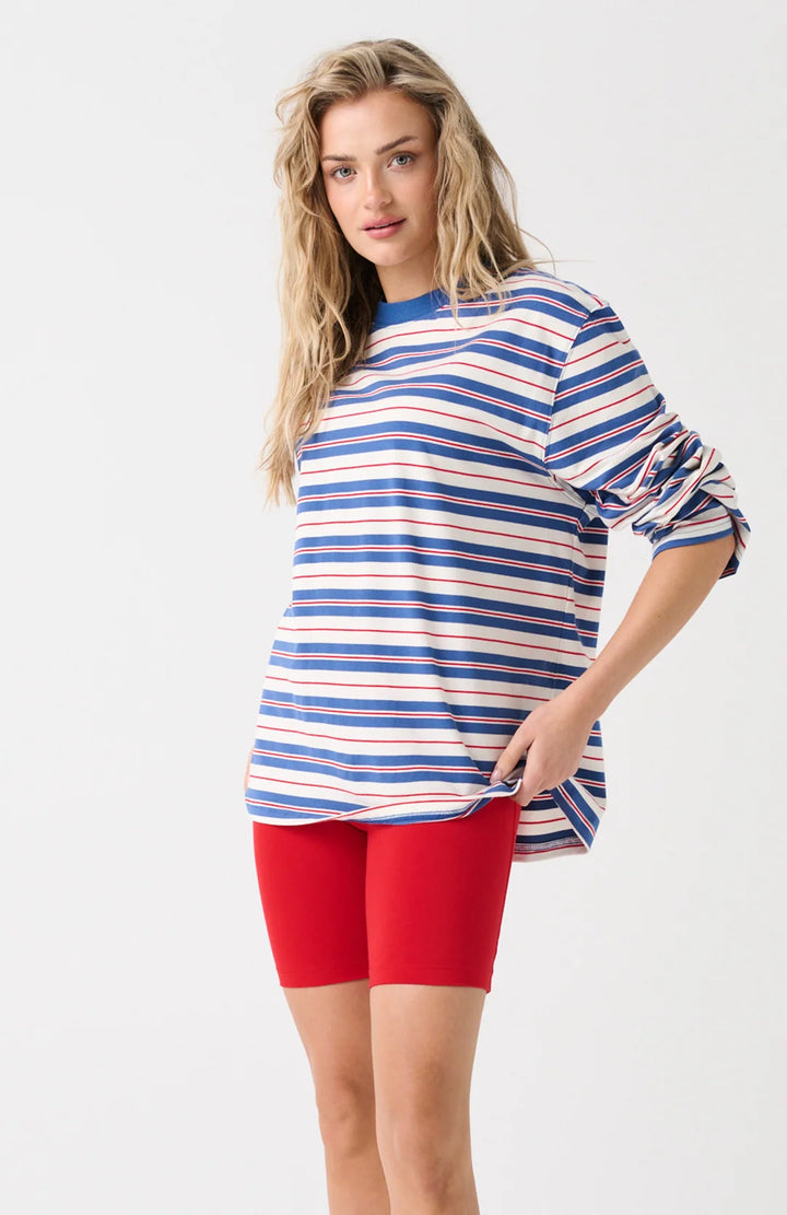 Carter LS Red Slate Stripe | Cartel & Willow
