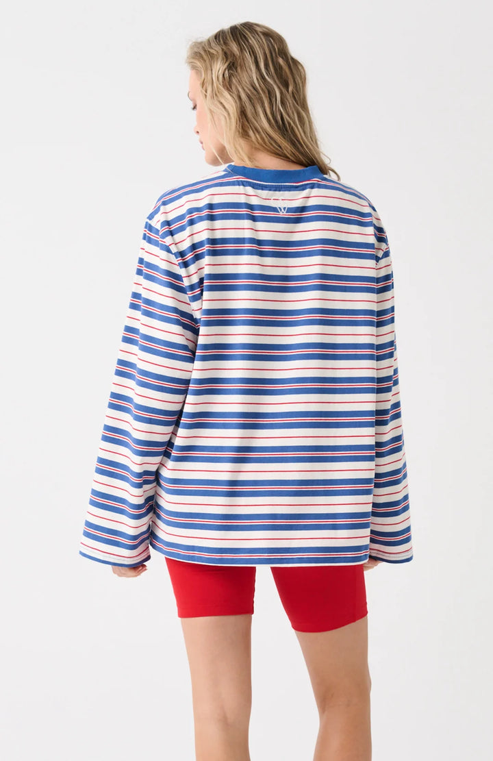 Carter LS Red Slate Stripe | Cartel & Willow