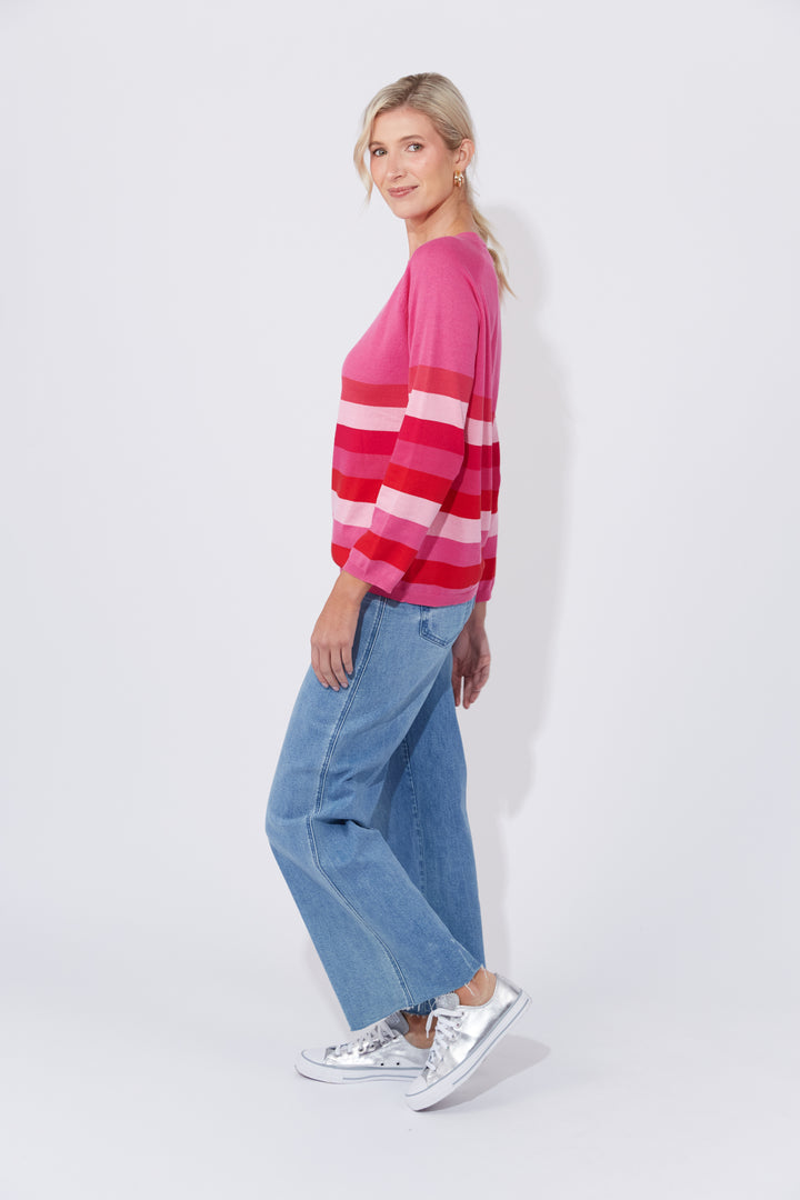 The silver lining to those gloomy winter days? Wearing this vibrant jumper. Available from www.thecollectivenz.com