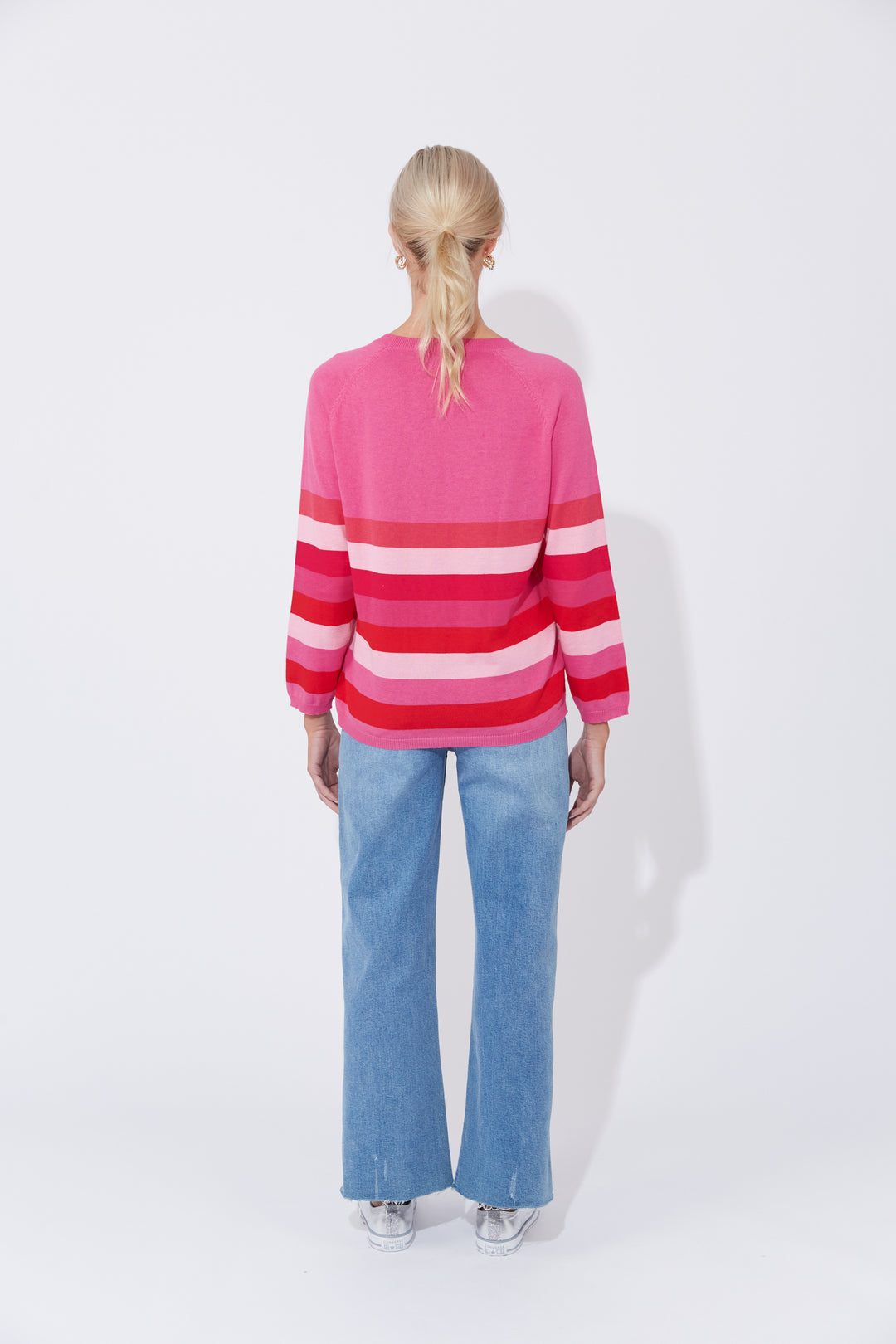 The silver lining to those gloomy winter days? Wearing this vibrant jumper. Available from www.thecollectivenz.com