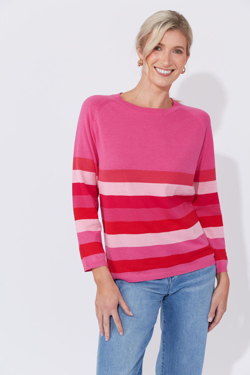 The silver lining to those gloomy winter days? Wearing this vibrant jumper. Available from www.thecollectivenz.com