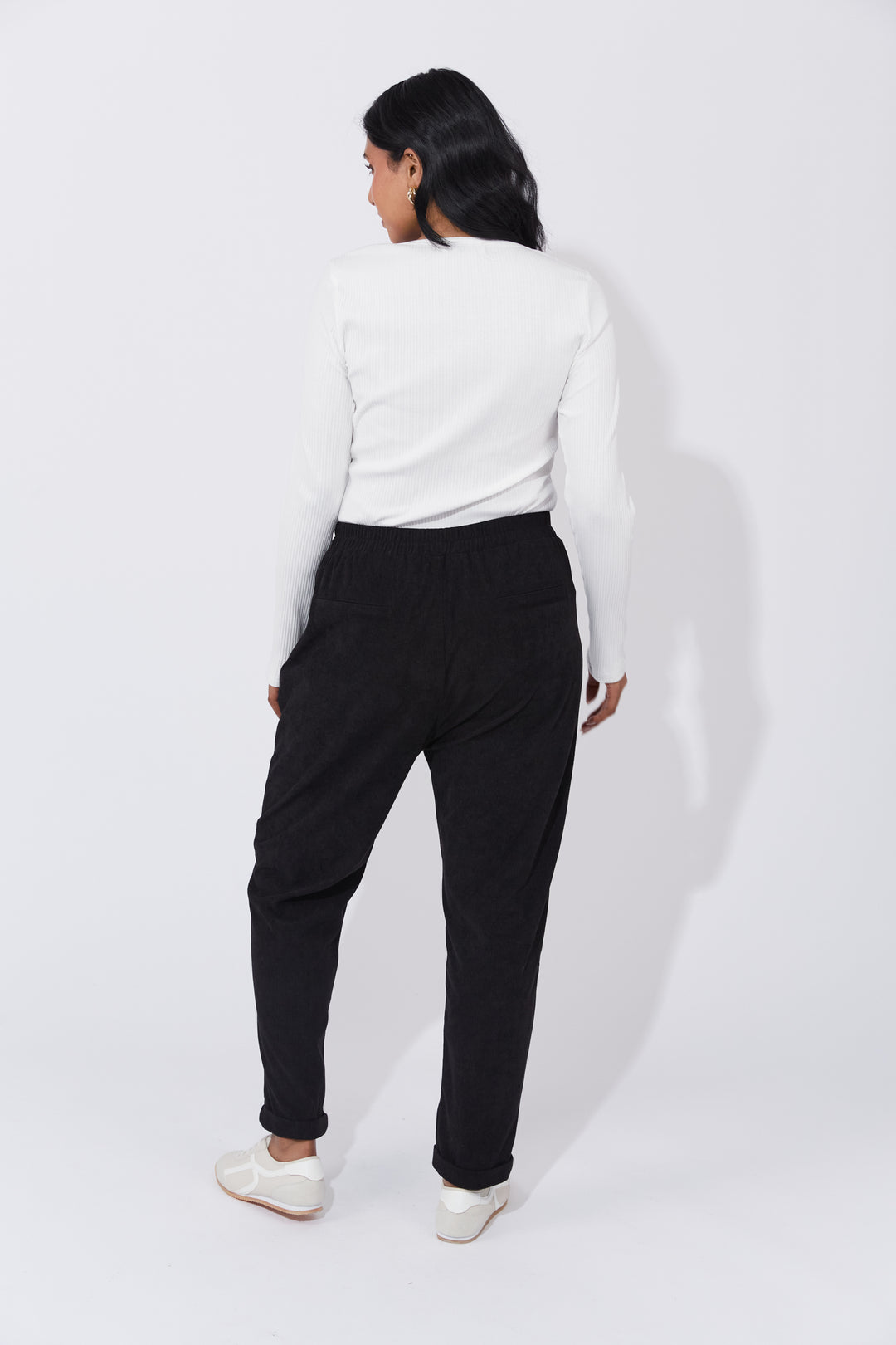Corduroy never looked so good. The Nashville Pant features a classic and adaptable design, highlighted by a smooth, flat elastic waist and a chic tapered ankle length. Available from www.thecollectivenz.com