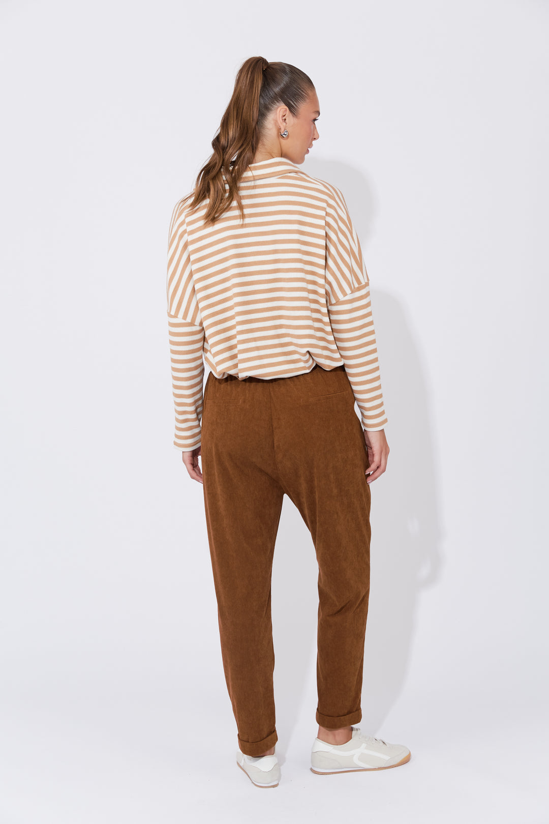With an oversized profile, the La Paz Top blurs the lines between sporty, chic and preppy. Available from www.thecollectivenz.com