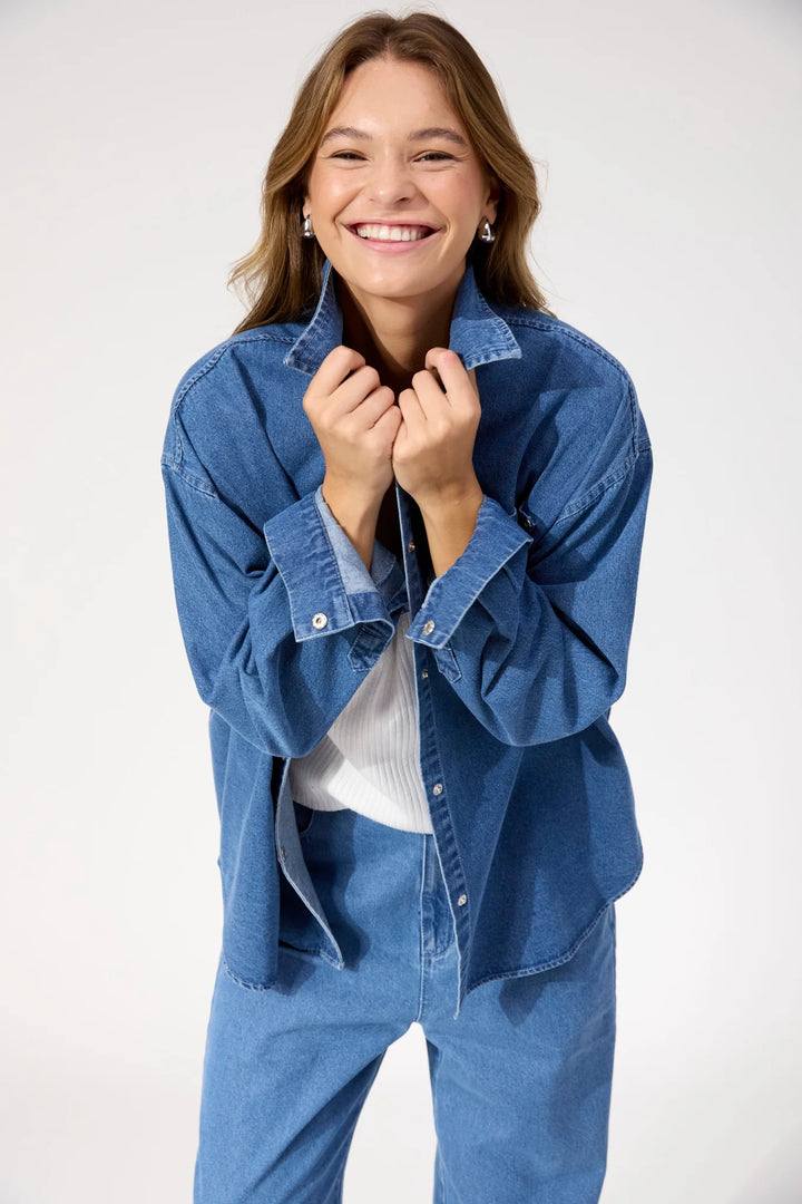 Denver Denim Shirt - Blue