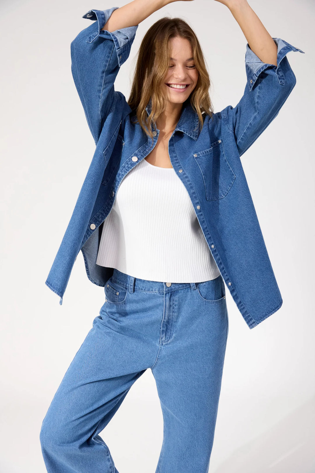 Denver Denim Shirt - Blue