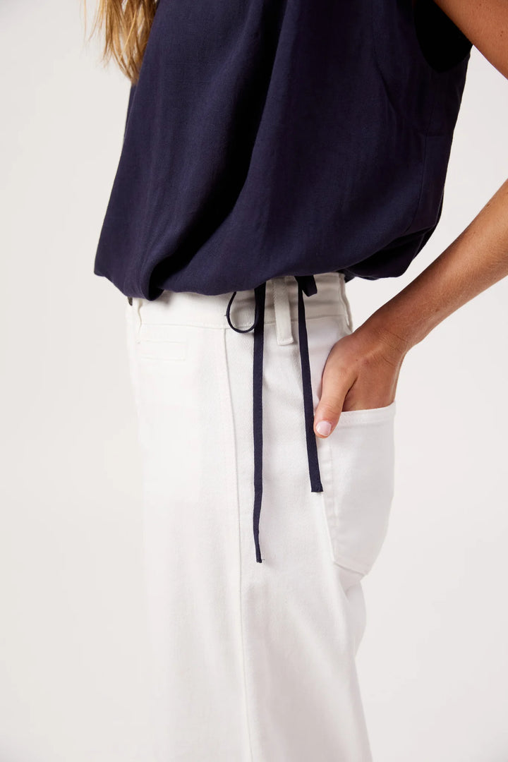 Positano Navy Top | Haven