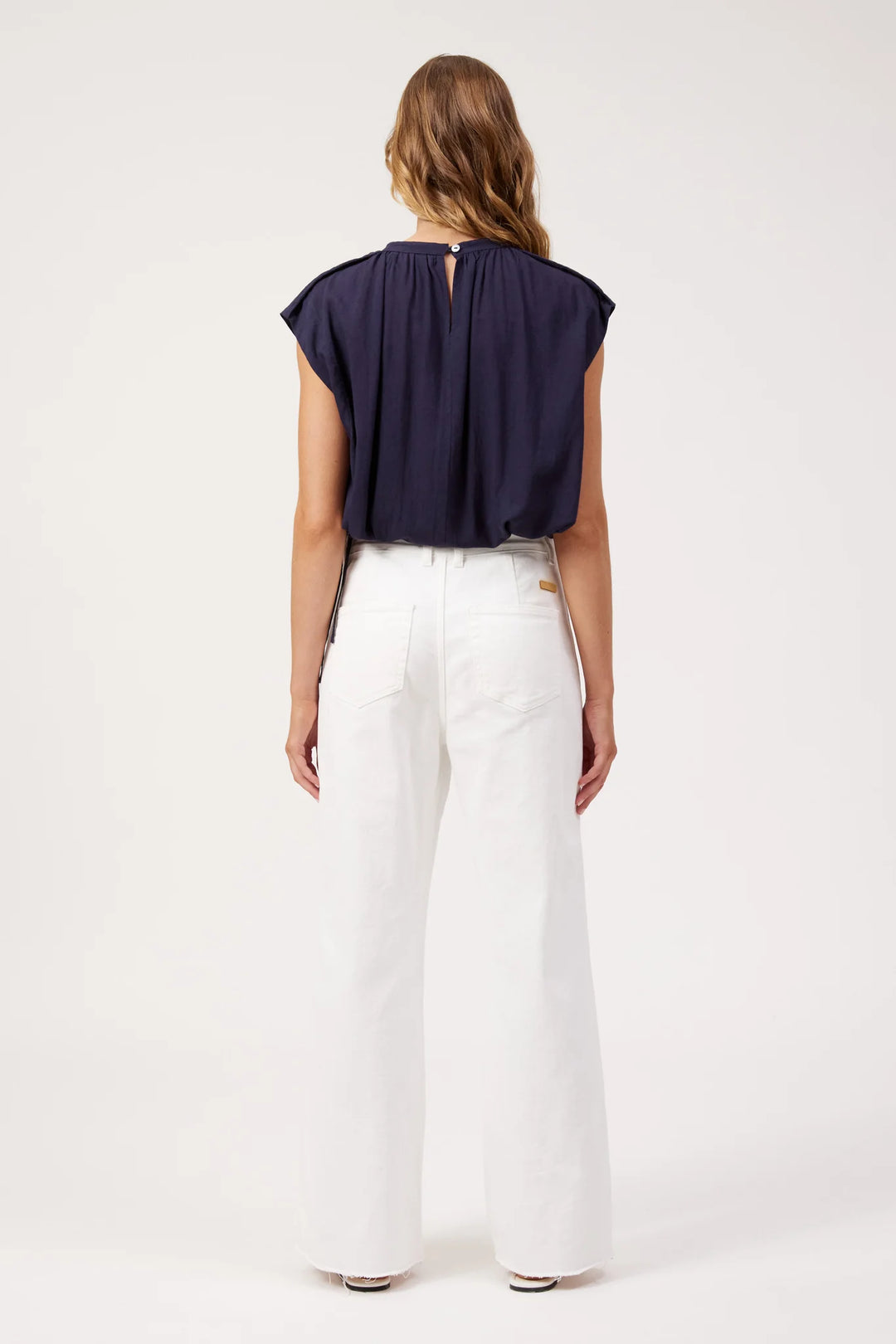 Positano Navy Top | Haven