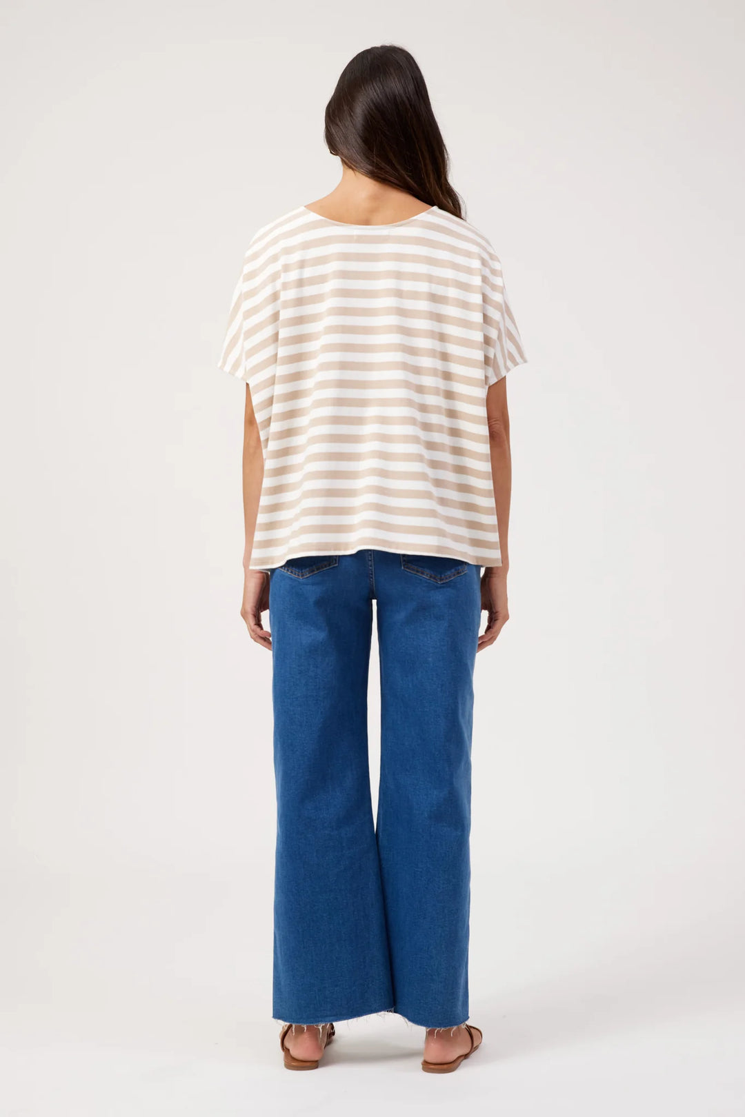 Kos Sand Stripe Tshirt O/S | Haven