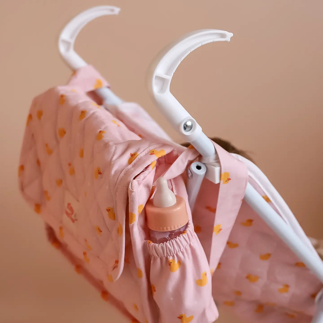 Tiny Harlow Folding Dolls Stroller - Pink Ducky