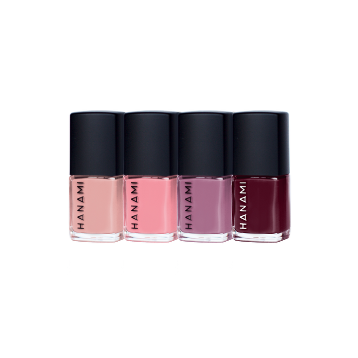Hanami mini nail polish gift pack available from www.thecollectivenz.com